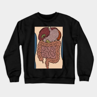 Digestive System Maze Crewneck Sweatshirt